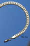Steel Gourmet Crush Pattern Bracelet 7 mm Gold Color |   Non-Blackening, Unisex, 2 Years Warranty - 5