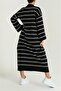 Women's Zeyoo Spanish Sleeve Striped Dress - 4
