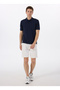 Navy Blue Men's Polo T-Shirt 12136516_Jjebasic Polo Ss Noos - 2
