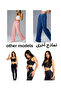 Comfortable Fit Jogger Palazzo Trousers-Pink - 7