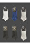6-Piece Seamless Toe Men's Booties Socks - 2
