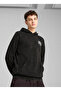 68464101 Class Hoodie Black Hooded Collar Regular Fit Plain Men's Sweatshirt