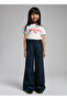Lisa Girl Jean Trousers Dark Blue