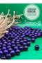 12 mm Purple Wooden Beads (50 Grams 74 Pieces) Narrow Hole Diameter 3 mm Macrame Bag Bracelet Jewelry Colorful
