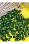 10 mm Khaki Green Wooden Beads (50 Grams 114 Pieces) Narrow Hole Diameter 2 mm Macrame Bag Bracelet Jewelry - 3