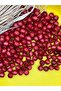 10 mm Red Wooden Beads (50 Grams 114 Pieces) Narrow Hole Diameter 2 mm Macrame Bag Bracelet Jewelry Colorful - 3
