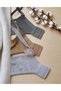 3-Pack - Women's Plus Size Bra 3 Pack Sponge-Free Cotton Hollow Maternity Bra Combed Cotton Gatherer - 6