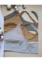 3-Pack - Women's Plus Size Bra 3 Pack Sponge-Free Cotton Hollow Maternity Bra Combed Cotton Gatherer - 5