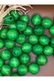 24 mm Green Wooden Beads (50 Grams 11 Pieces) Narrow Hole Diameter 5 mm Macrame Bag Bracelet Jewelry Colorful - 3