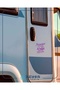Wherever I Park, My Home Is There Caravan Sticker 17X17 cm Purple - 4