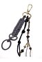 Handmade Durable Paracord Cat Collar with Meov Written Cat Charm and Beads (Keychain Gift) - 7