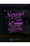 Wherever I Park, My Home Is There Caravan Sticker 17X17 cm Purple - 2