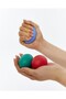 Silicone Hand Wrist Finger Strengthening Exercise, (Set of 3 Green Red Blue - 6
