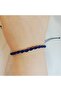 Spiral Macrame Bracelet Navy Blue Adjustable Unisex Braided Rope Bracelet with Elevator Buckle - 4