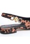 Feles Side Buckle Detailed Open Back Women's Ballerina Shoes Leopard - 4