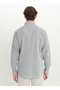 Altınyıldız Classics Comfort Fit Buttoned Collar Gray Men's Shirt Ace 020252163 _Gri - 5