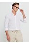 Altınyıldız Classics Comfort Fit Buttoned Collar White - Beige Men's Shirt Ace020252228_Bjz