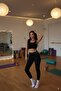 Slimming Special V-Cut Women's Sports Leggings Black - 5