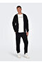 Hooded Collar Black Men's Sweatshirt Onsceres Zip Thr. Hoodie Sweat Noos