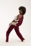 Urbnfit Women's Color Block Zipper Relaxed Fit Tracksuit Set / Women's Relaxed Fit Tracksuit