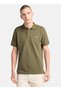 Millers River Pique Short Sleeve Po Green Embroidered Men's Polo T-Shirt