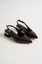 Babet Side Gold Buckle Detailed Heel Gold Plated Detailed Comfortable Daily Shoes - 4