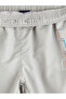 Short Length Printed Men's Swim Shorts - 7