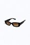 Premium Miniframe Small Orange Sunglasses Acetate Durable Frame Uv400 - 4