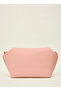 Dot Printed Chain Strap Leather Clutch - 3