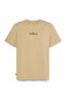 Washed Back on the Road Graphic Tee Beige Crew Neck Regular Fit Printed Men's T-Shirt - 5