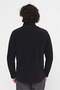 Men's Black Fleece Coat - 4