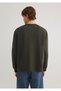 Khaki Long Sleeve T-Shirt Loose Fit / Loose Relaxed Fit 0612488 -71587 - 4