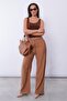 Camel Wide Leg Women's Trousers MG1982 - 6