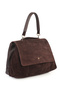 Long Strap Casual Leather Bag with Cover - 2