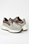 Tirano Genuine Leather Handmade Gray Men's Casual Shoes - 3