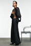 ENAVIE Women's Oversized Elastic-Waist Double-Pocket Anthracite Sweatpants - 2