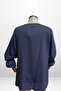 V-Neck Semi Organza Crepe B.B. Blouse - 4
