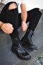 Gabin Fleece Zippered Men's Military Boots