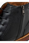 Men's Solid Boots with Zip Closure - 5