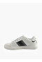 Men's White Sneakers with Bold Side Logo – Sporty Striped Design for Effortless Everyday Styling - 3