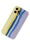 Flz iPhone 12 Pro Max Case Marbled Launch Silicone - Yellow-Lilac - 2