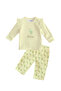 ® 100% Bamboo Flamingo Printed Co-ord Set | | Full-Sleeve T-Shirt & Comfy Pants - Soft Yellow - 3