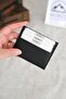 Genuine Leather Wallet Card Holder Black 1115 - 5