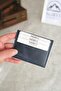 Genuine Leather Wallet Card Holder Dark Navy Blue 1115 - 5