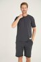 New Season 2026 Men's Crew Neck Luxury Design Shorts Set - 2
