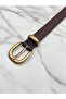 Brown/Elegant Buckle Women's Belt, Jacket Belt, Pantalon Belt, - 3