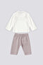 BASE. Polo Assn Pink Printed Hooded Baby 3-Piece Set - 4