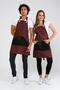 Cafe, Barista, Hairdresser, Bartender, Florist, Kitchen Aprons, Stain Resistant, Men, Women, Coffee/black Pocket - 2