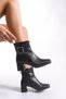 Women's Heeled Boots 00120015 Black Skin - 2
