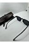 Classic Unisex Sunglasses – Black Frame, Metal Detail - 2